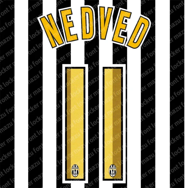 Juventus 2004-2005 Font Vector – Legendary Bianconeri Championship Masterpiece