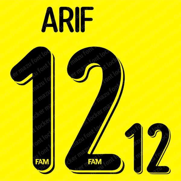 Malaysia 2025 Font Vector – Epic Harimau Malaya Triumphant Glory