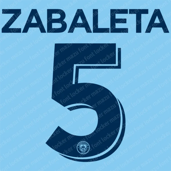 Manchester City 2016-2017 Font Vector – Legendary Sky Blues Triumph Masterpiece