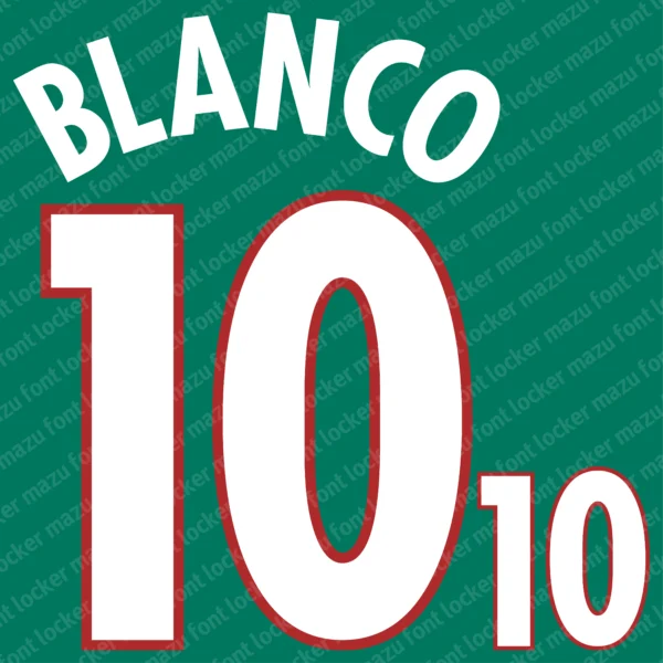 Mexico World Cup 2002 Font Vector – Epic Green Aztec Passion Masterpiece