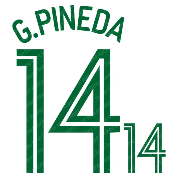 Mexico World Cup 2006 Font Vector – Legendary Tricolor Glory Masterpiece