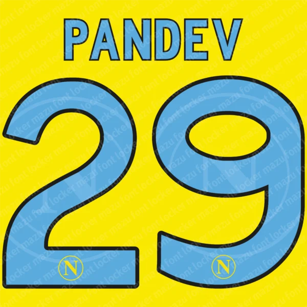 Napoli 2011-2012 Font Vector – Stunning Partenopei Legacy Typeface