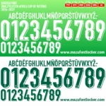 Nigeria 2026-2027 Font Vector – Epic Super Eagles Soaring Masterpiece