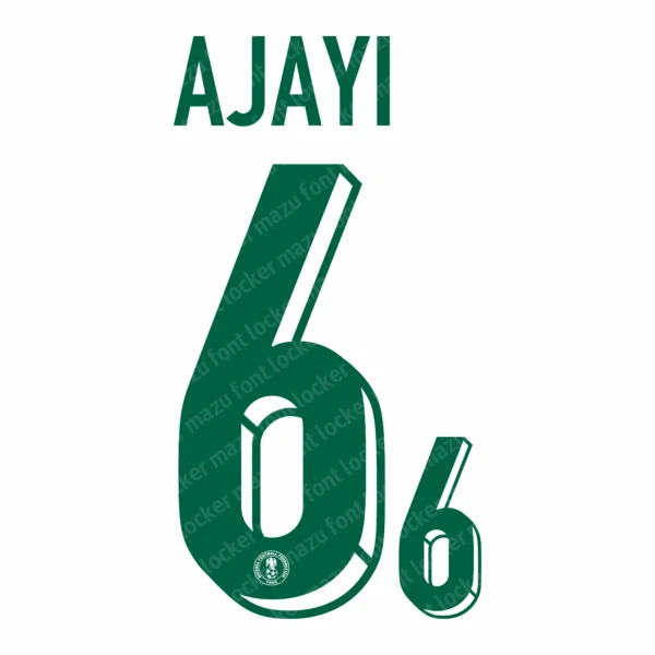 Nigeria 2026-2027 Font Vector – Epic Super Eagles Soaring Masterpiece
