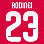 Olympiacos FC 2026-2027 Font Vector – Epic Red Thunder Masterpiece