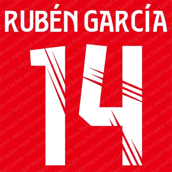Osasuna 2025-2026 Font Vector – Epic Rojillos Masterpiece