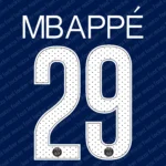PSG 2017-2018 Font Vector – Magnificent Parisian Champions Masterpiece
