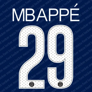 PSG 2017-2018 Font