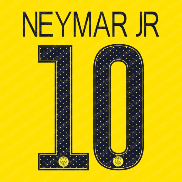 PSG 2017-2018 Font Vector – Magnificent Parisian Champions Masterpiece