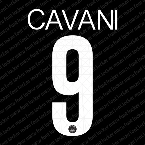 PSG 2017-2018 Font Vector – Magnificent Parisian Champions Masterpiece