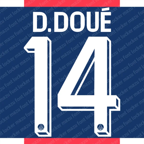 PSG UCL 2026-2027 Font Vector – Ultimate Paris Glory Masterpiece
