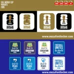Parches World Cup 2026 Vector Bundle – Incredible Official Style Masterpiece