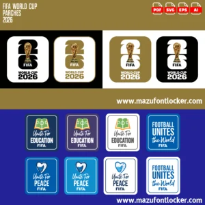 Parches World Cup 2026 Vector Bundle – Incredible Official Style Masterpiece