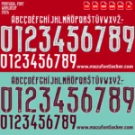 Portugal World Cup 2026 Font Vector – Glorious Unstoppable Seleção Masterpiece