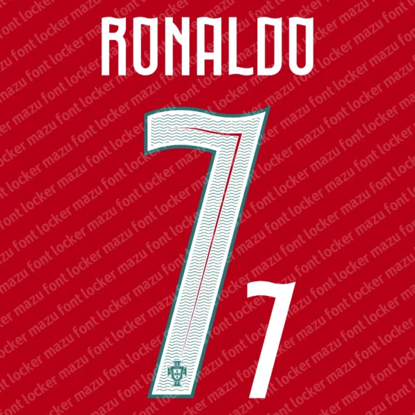 Portugal World Cup 2026 Font Vector – Glorious Unstoppable Seleção Masterpiece