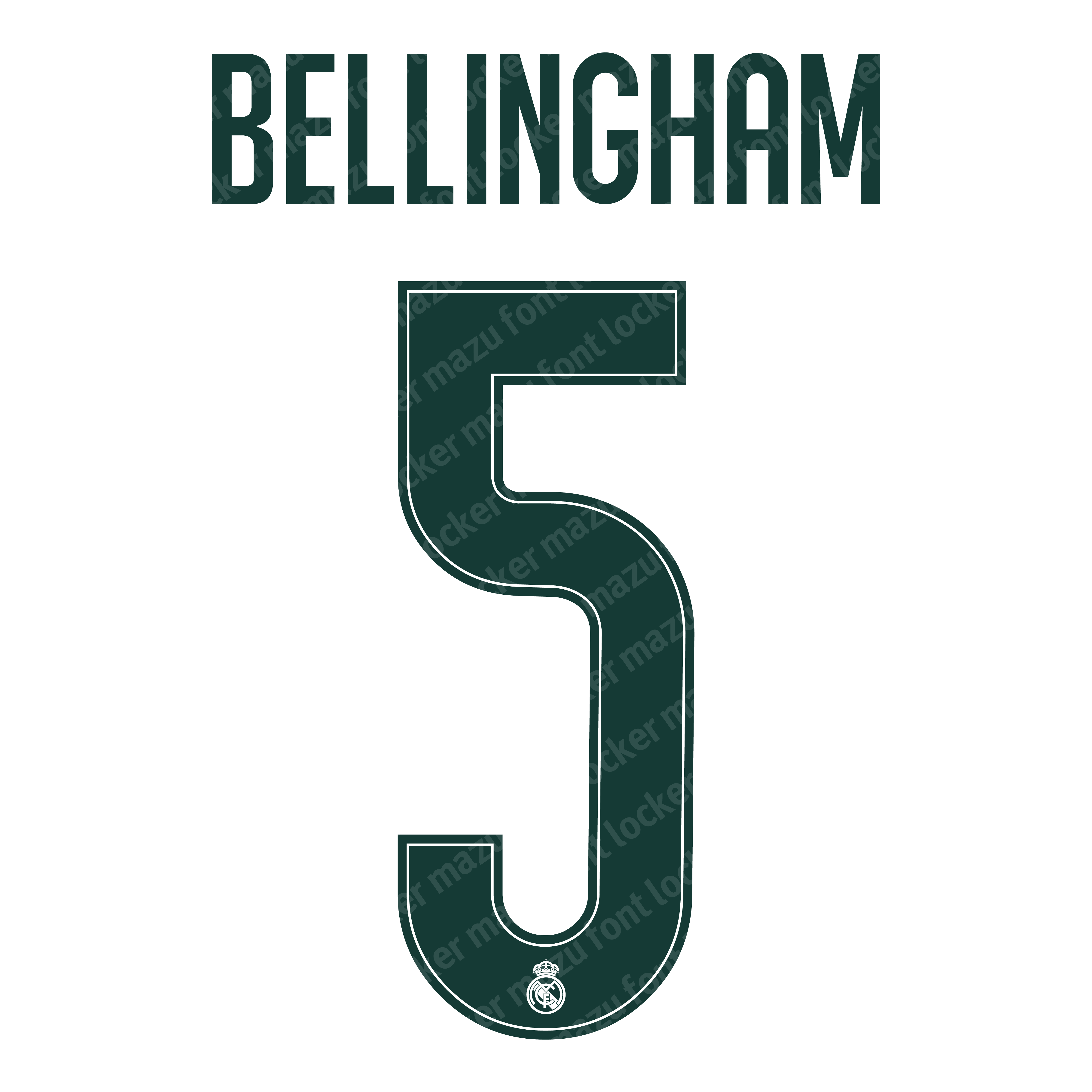 Real Madrid UCL 2026-2027 Font