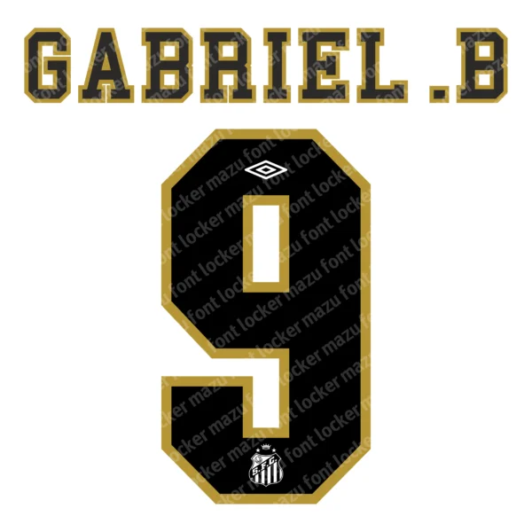 Santos FC 2026-27 Font Vector – Stunning Santástico Brazilian Icon