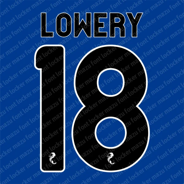 Scottish Premier League 2026-2027 Font Vector – Legendary SPFL Old Firm Icon