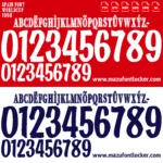 Spain World Cup 1998 Font Vector – Epic La Roja Masterpiece