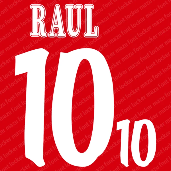 Spain World Cup 1998 Font Vector – Epic La Roja Masterpiece