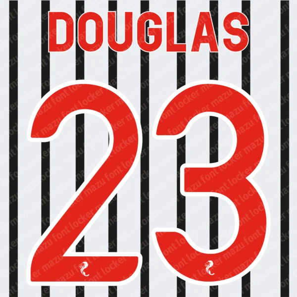 St Mirren FC 2026-2027 Font Vector – Epic Saints Black & White Masterpiece