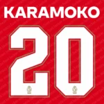 Standard Liege 2026-2027 Font Vector – Epic Rouches Red Masterpiece