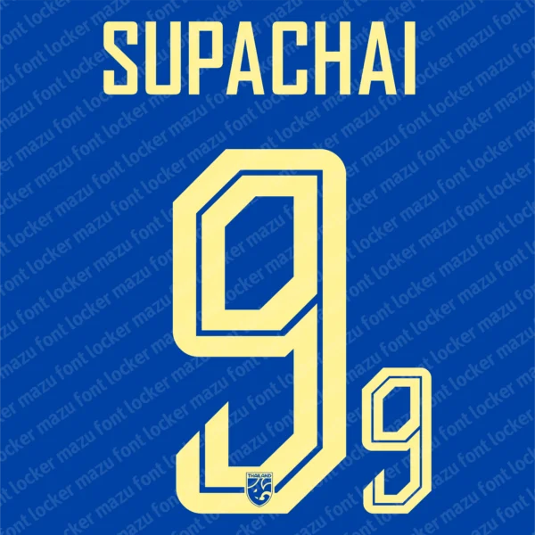 Thailand 2024 Font Vector – Epic War Elephants Triumphant Glory