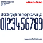 Tottenham Hotspur 2026-2027 Font Vector – Magnificent Lilywhites Masterpiece