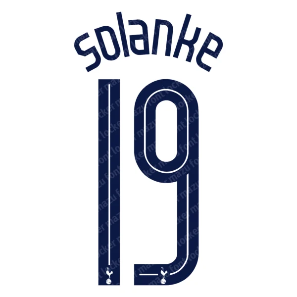 Tottenham Hotspur 2026-2027 Font Vector – Magnificent Lilywhites Masterpiece