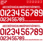 Turkey Euro 2020 Font Vector – Epic Ay-Yıldızlılar Masterpiece