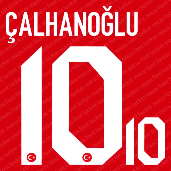 Turkey Euro 2020 Font Vector – Epic Ay-Yıldızlılar Masterpiece