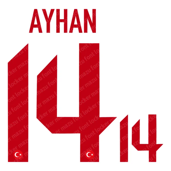 Turkey Euro 2020 Font Vector – Epic Ay-Yıldızlılar Masterpiece