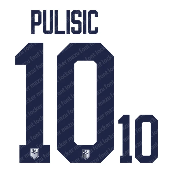 USA World Cup 2022 Font Vector – Epic Patriotic Masterpiece