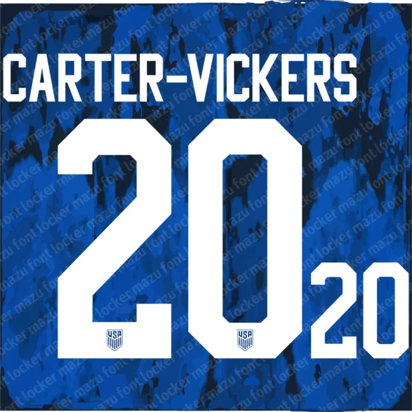 USA World Cup 2022 Font Vector – Epic Patriotic Masterpiece
