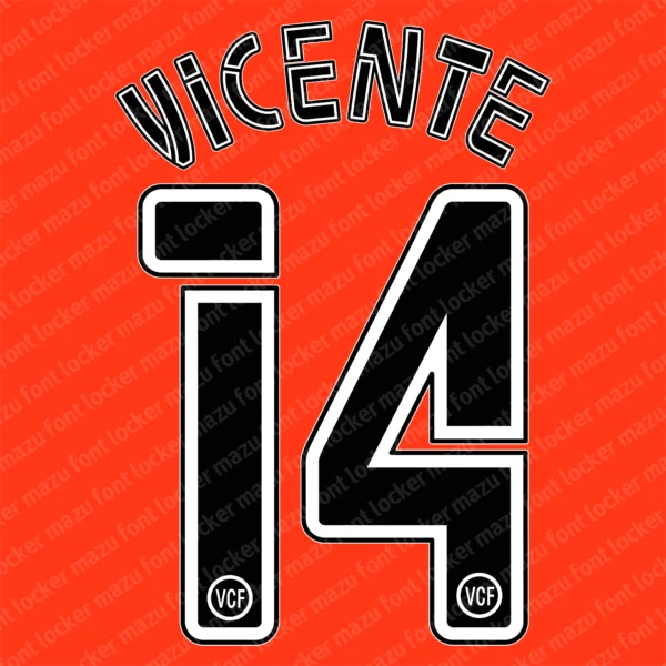 Valencia 2004-2005 Font Vector – Epic Los Che Masterpiece