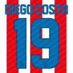 Atletico Madrid 2012-2013 Font Vector – Epic Rojiblancos Warriors Masterpiece