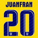 Atletico Madrid 2013-2014 Font Vector – Legendary Rojiblancos Warrior Masterpiece