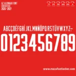 AZ Alkmaar 2026-2027 Font Vector – Stunning Cheeseheads Legacy Typeface