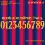 Barcelona UCL 2026-2027 Font Vector – Legendary Blaugrana Dominant Masterpiece