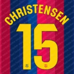 Barcelona La Liga 2026-2027 Font Vector – Stunning Blaugrana Champions Typeface