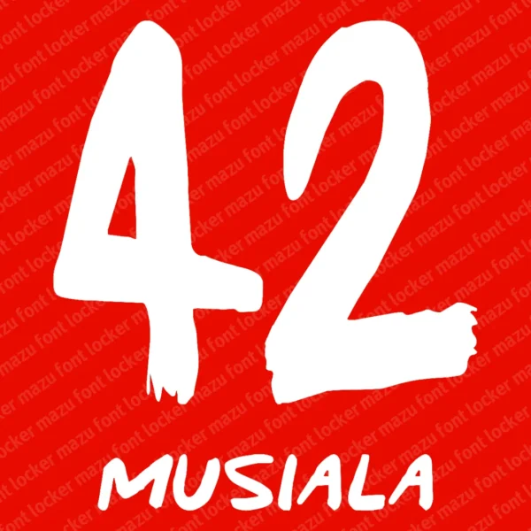 Bayern Munich Human Race 2021 Font Vector – Epic Red Powerhouse Masterpiece
