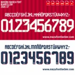 Bayern Munich 2026-2027 Font Vector – Epic Die Roten Bavarian Glory Masterpiece