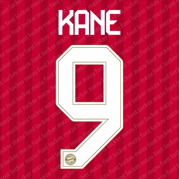 Bayern Munich 2026-2027 Font Vector – Epic Die Roten Bavarian Glory Masterpiece