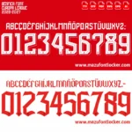Benfica 2026-2027 Font Vector – Stunning Eagles of Lisbon Typeface