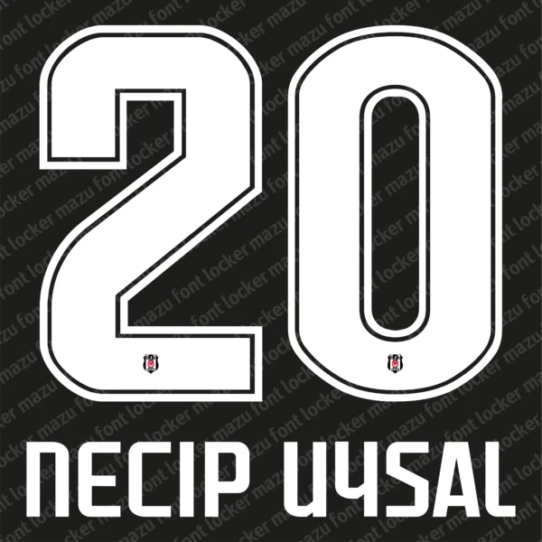 Besiktas 2026-2027 Font Vector – Epic Black Eagles Fierce Dominance Masterpiece