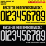 Borussia Dortmund 2019-2020 Font Vector – Iconic Signal Iduna Park Spirit Vector