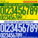 Brazil Copa America 2004 Font Vector – Stunning Seleção Canarinho Legacy Masterpiece
