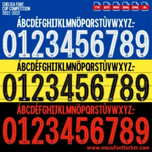 Chelsea 2019-2022 Font