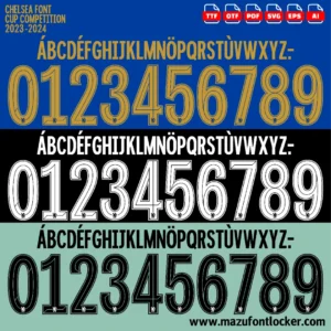 Chelsea 2022-2025 Font