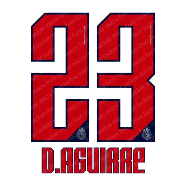 Chivas Guadalajara 2026-2027 Font Vector – Epic Rebaño Sagrado Masterpiece